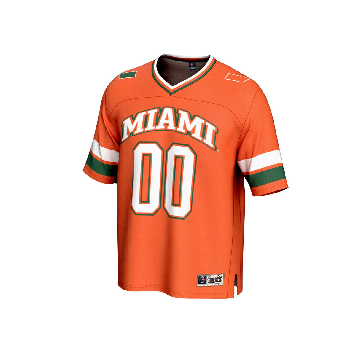 Miami Hurricanes GameDay Greats Adult Lightweight Collegiate Football NIL Pick-A-Player Fashion Jersey - Orange