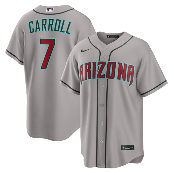 Arizona Diamondbacks Corbin Carroll Gray Road Replica Jersey