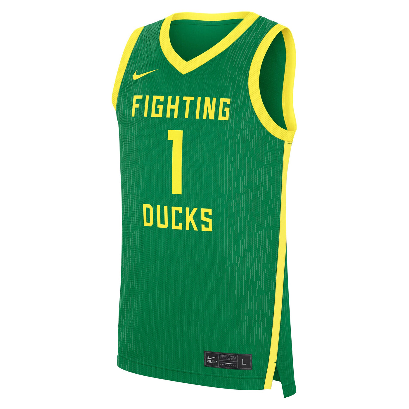 Nike Green Oregon Ducks Road Replica Basketball Jersey