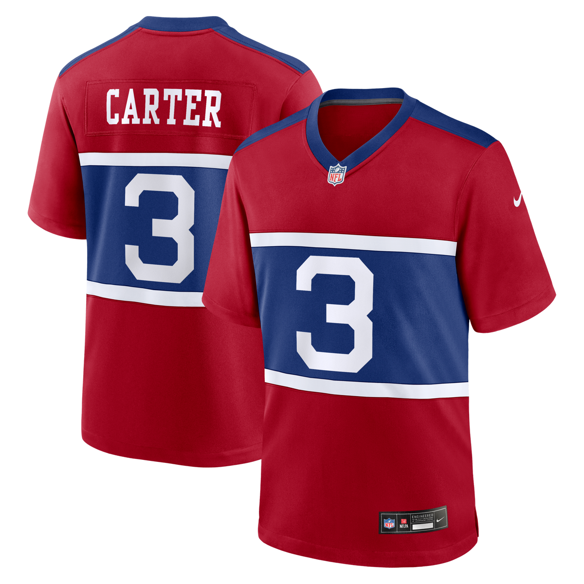New York Giants Red Alternate Game Jersey