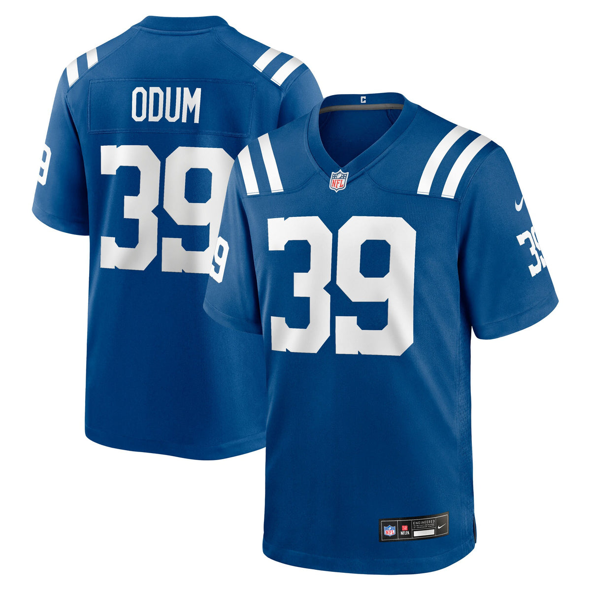 Indianapolis Colts George Odum Royal Team Game Jersey