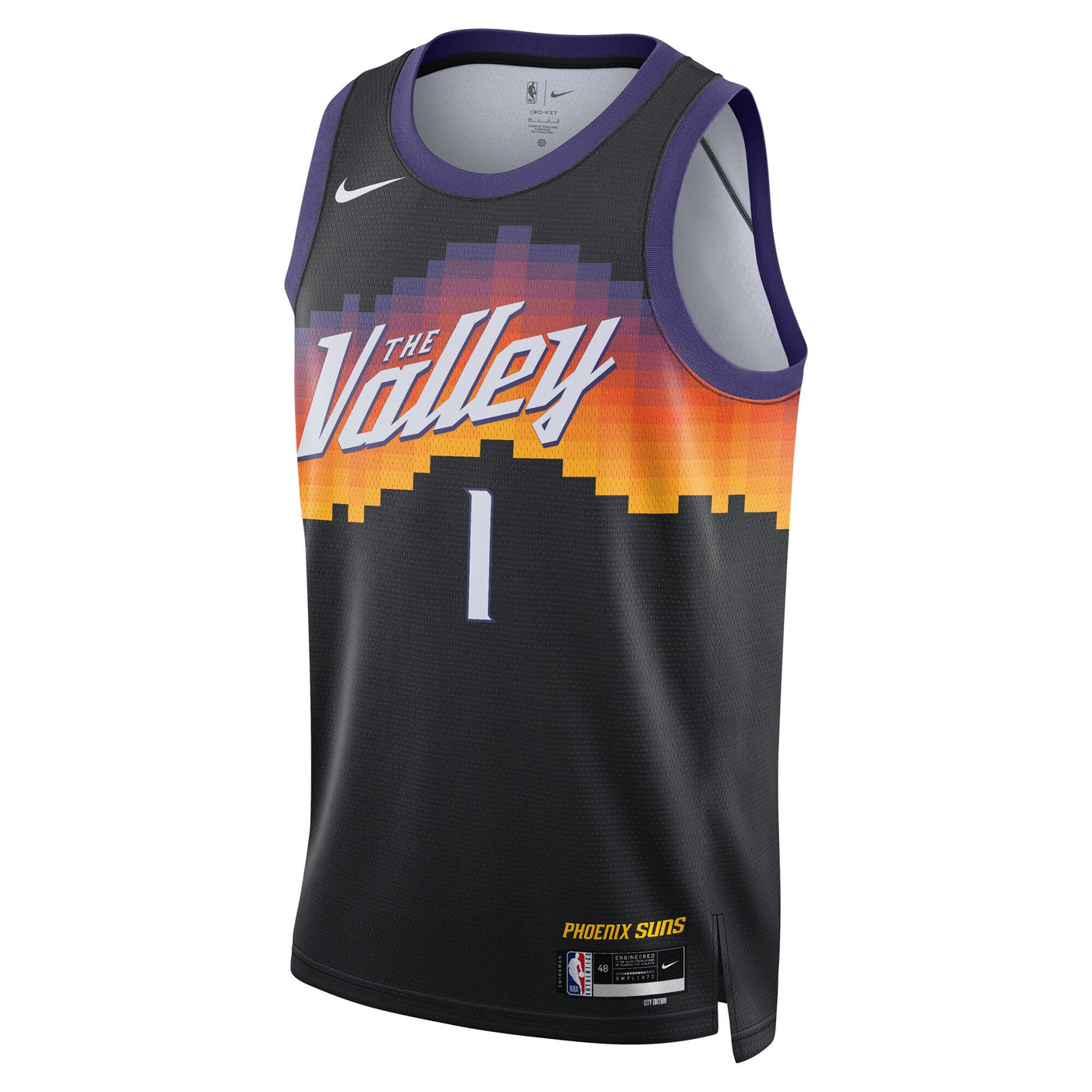 Phoenix Suns Nike 2025/26 City Edition Swingman Jersey - Black - Devin Booker