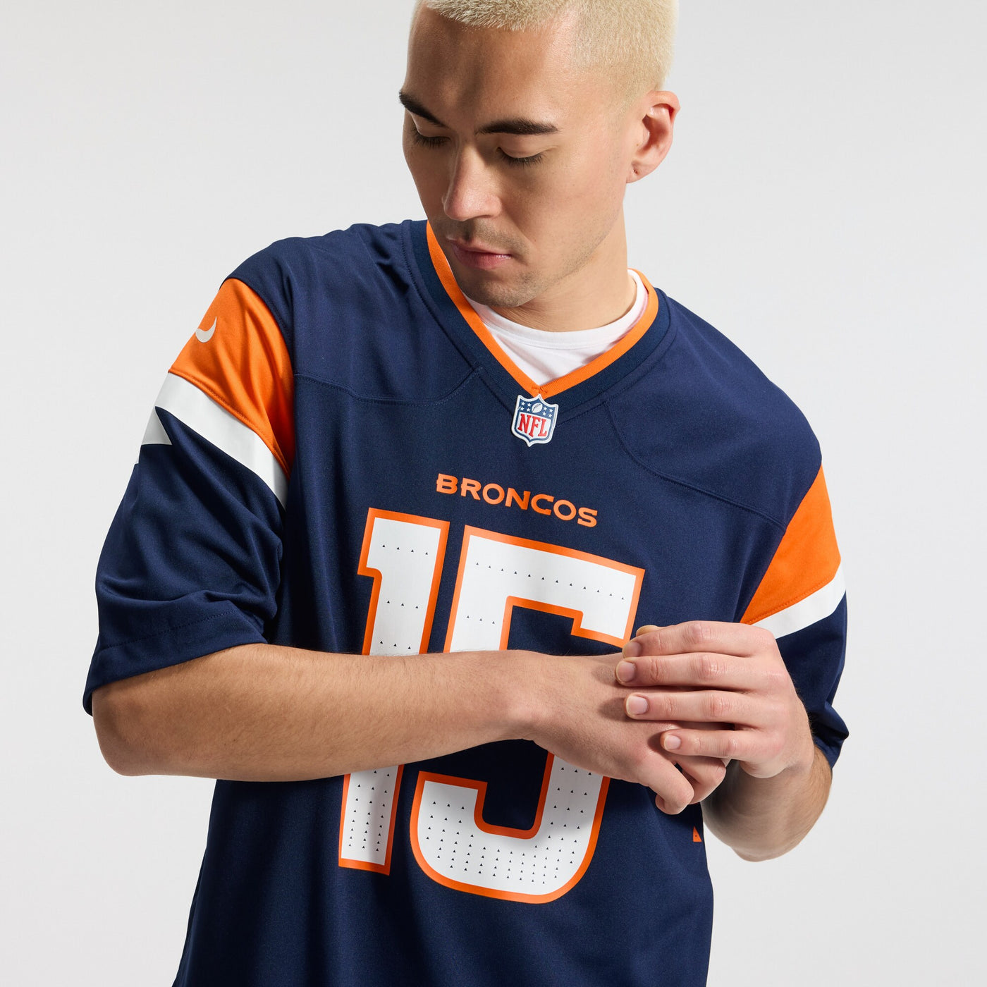 Denver Broncos Nik Bonitto Nike Navy Alternate Game Jersey
