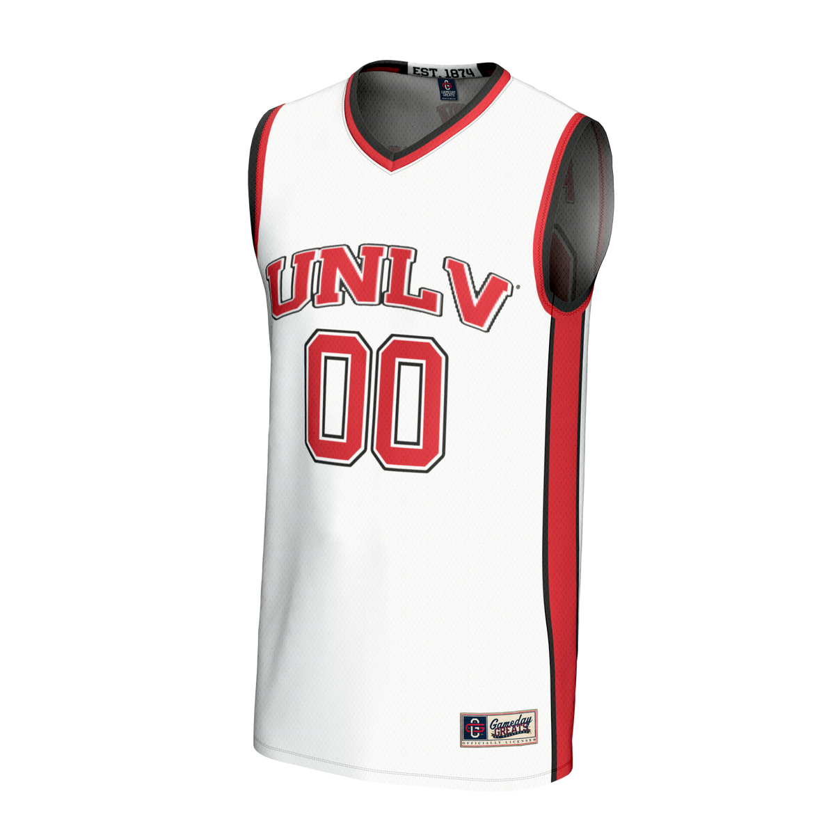 UNLV Rebels GameDay Greats Basketball NIL Pick-A-Player Lightweight Basketball Fashion Jersey - White