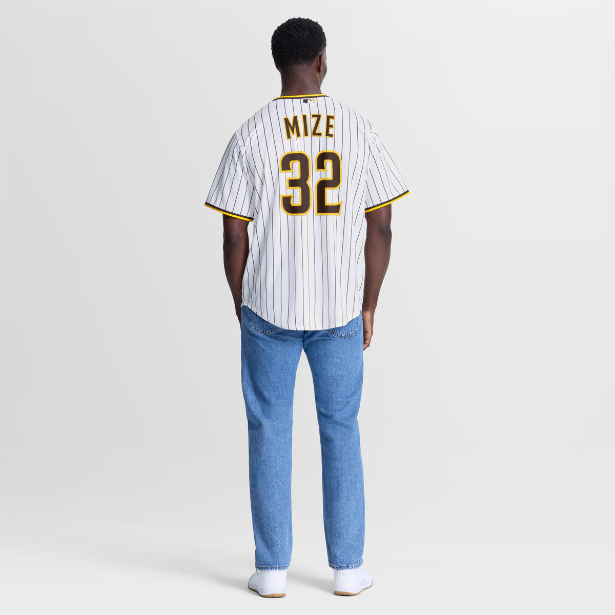 San Diego Padres Casey Mize White Home Replica Jersey