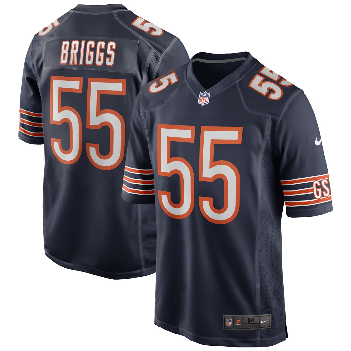 Chicago Bears Lance Briggs Navy Game Retired Player Jersey