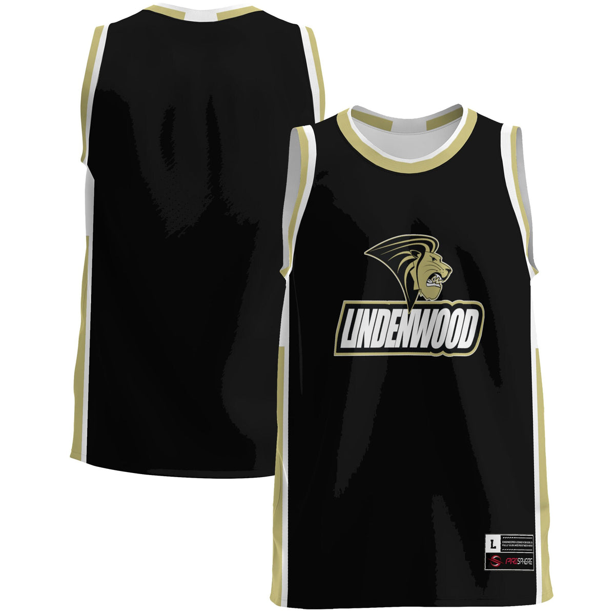 Lindenwood Lions GameDay Greats Lightweight Basketball Jersey - Gold