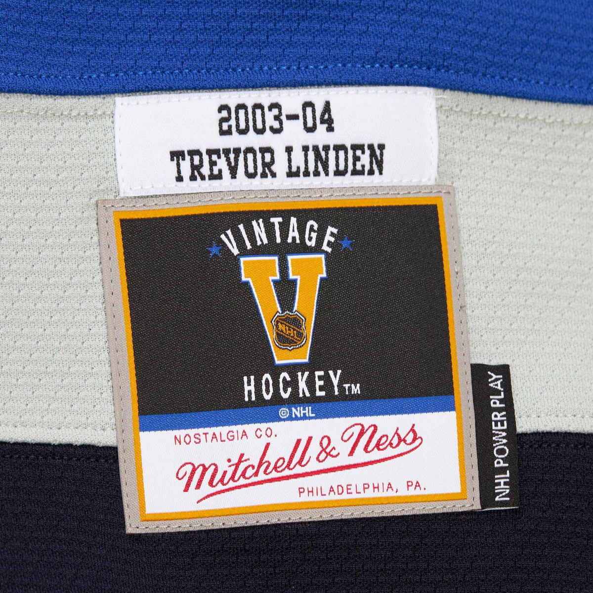 Vancouver Canucks Trevor Linden White 2003-04 Power Play Jersey