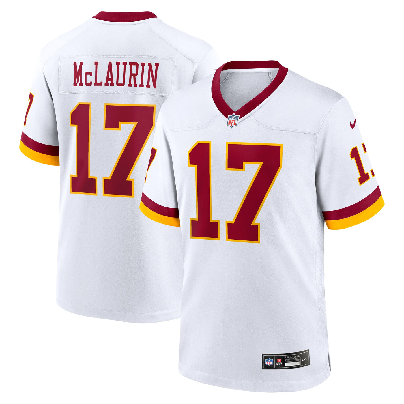 Washington Commanders Terry McLaurin Nike White Game Super Bowl Era Jersey