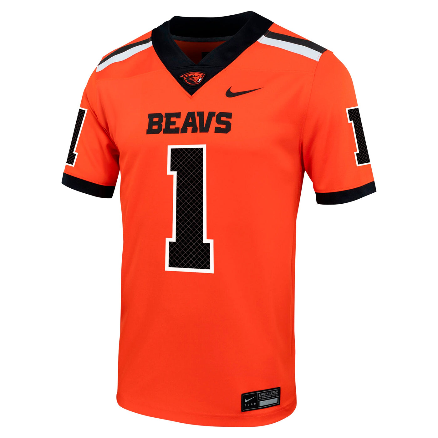 Nike #1 Orange Oregon State Beavers Untouchable Football Jersey