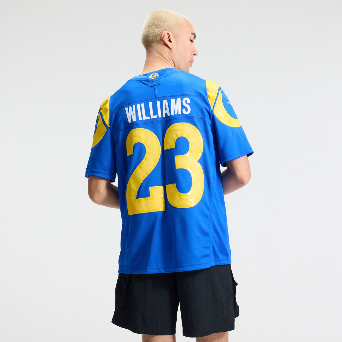Los Angeles Rams Kyren Williams Royal Team Vapor F.U.S.E. Stitched Limited Jersey