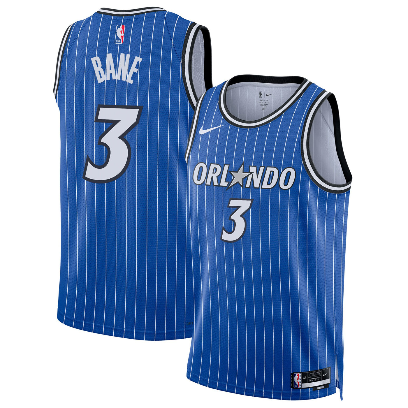 Orlando Magic Nike Replica Icon Edition Swingman Jersey - Blue - Desmond Bane
