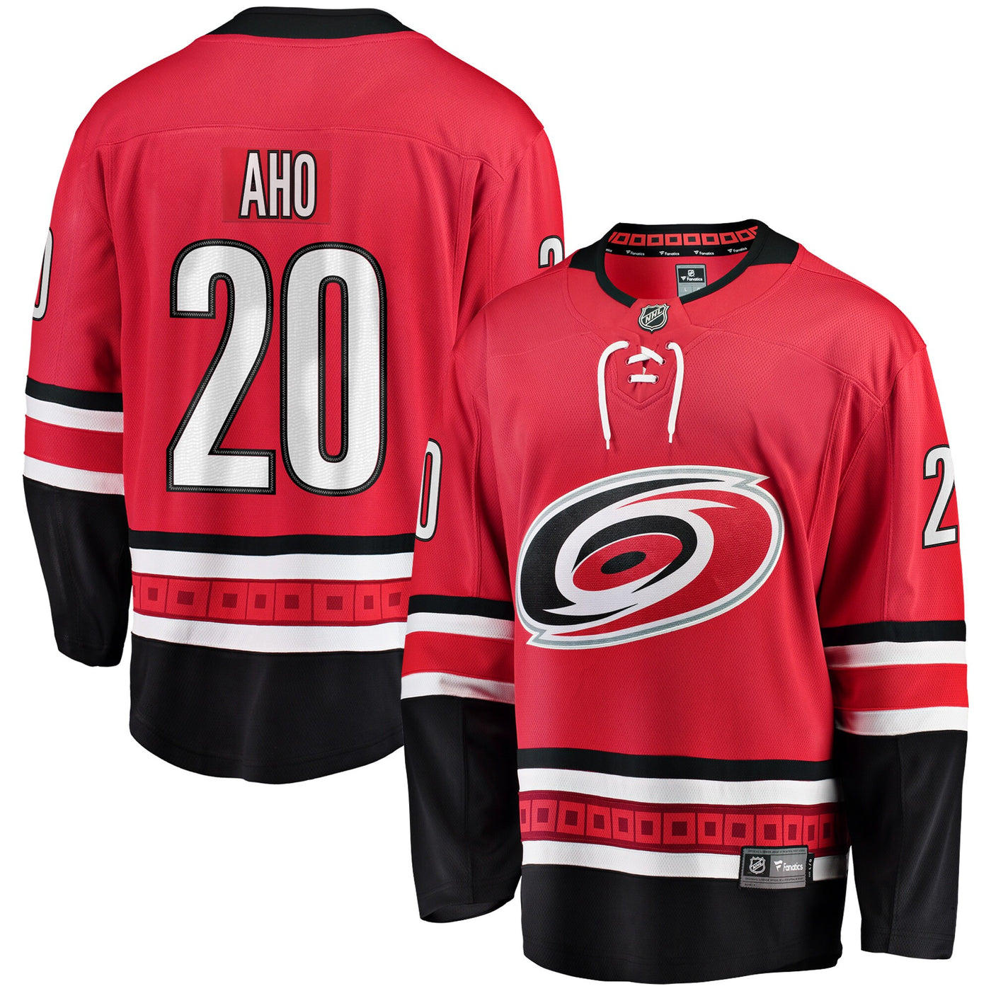 Carolina Hurricanes Sebastian Aho Fanatics Red Alternate Breakaway Player Jersey