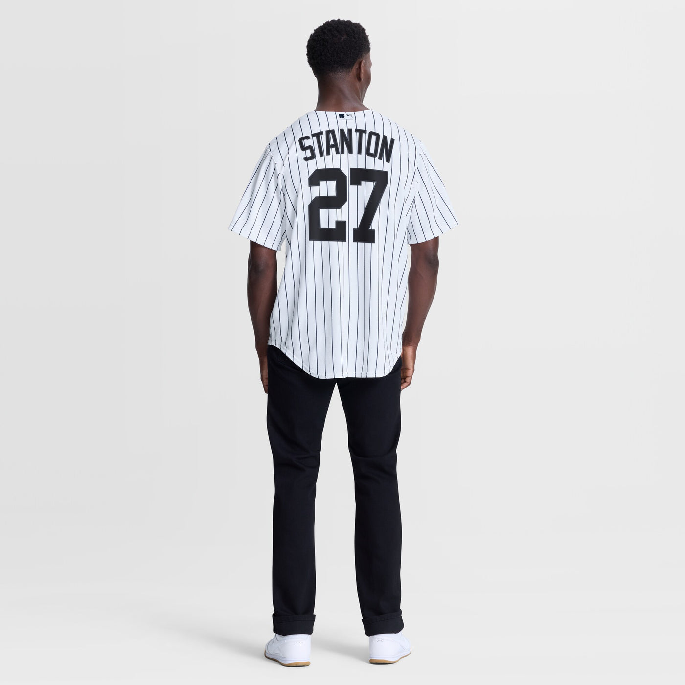New York Yankees Giancarlo Stanton Nike White Home Replica Jersey