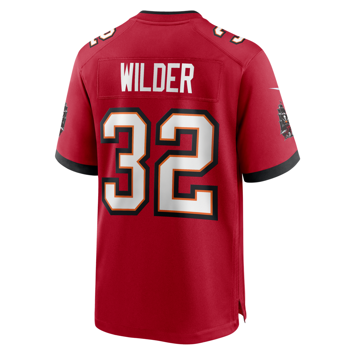 Tampa Bay Buccaneers James Wilder Red Game Retired Player Jersey