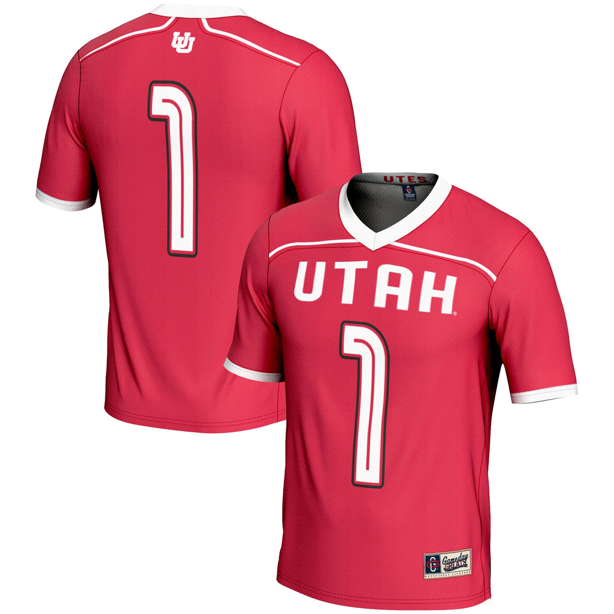 Utah Utes GameDay Greats #1 Lightweight Lacrosse Jersey - Red
