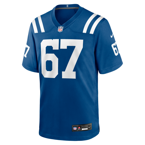 Indianapolis Colts Luke Tenuta Royal Team Game Jersey