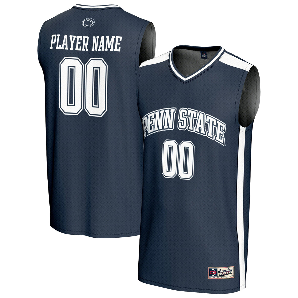 Penn State Nittany Lions GameDay Greats NIL Pick-A-Player Lightweight Collegiate Basketball Fashion Jersey - Navy