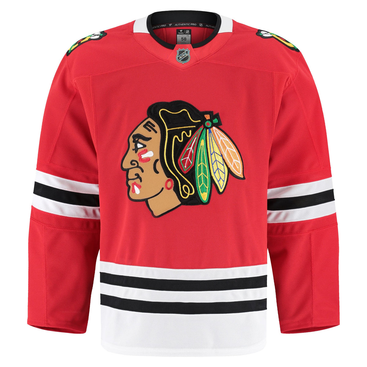 Chicago Blackhawks Fanatics Red Home Authentic Pro Jersey