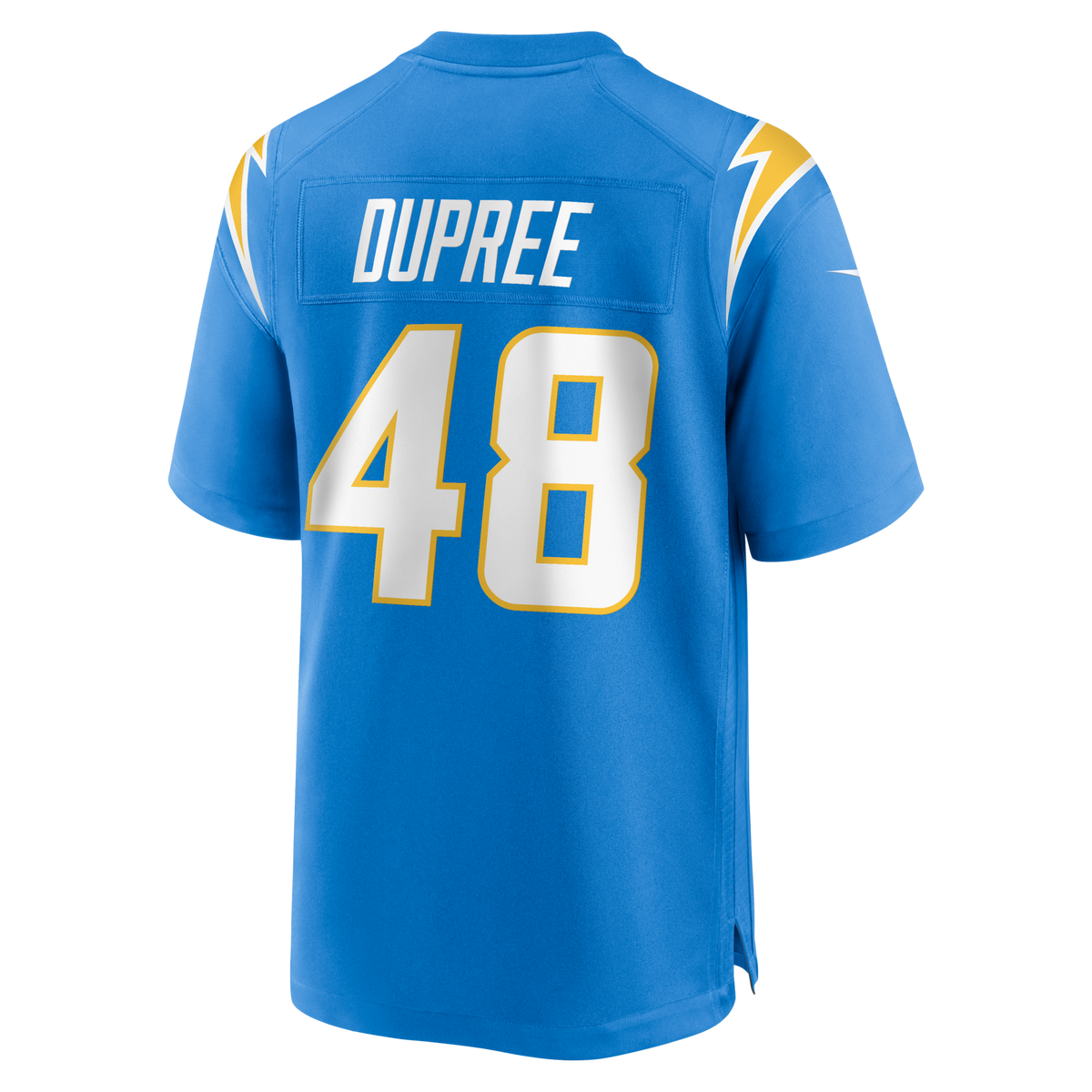 Los Angeles Chargers Bud Dupree Powder Blue Team Game Jersey