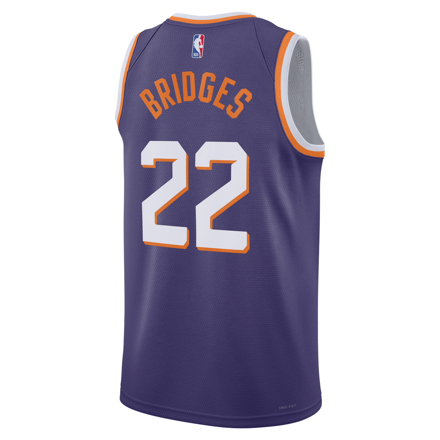 Phoenix Suns Nike Icon Edition Swingman Jersey - Purple - Miles Bridges