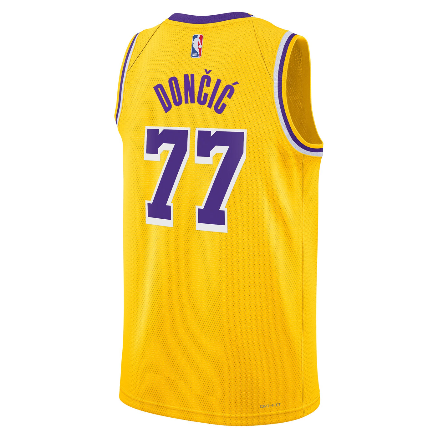 Los Angeles Lakers Nike Icon Edition Swingman Jersey - Gold - Luka Dončić