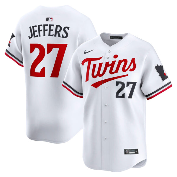Minnesota Twins Ryan Jeffers White Home Limited Player Jersey