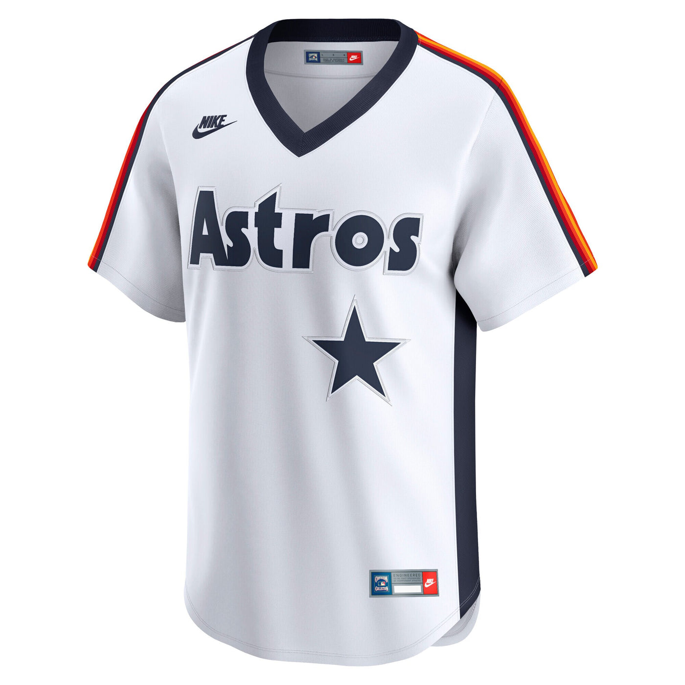 Houston Astros Nike White Cooperstown Collection Limited Jersey