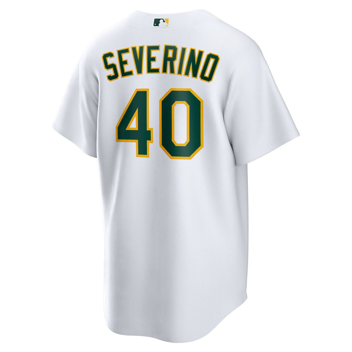 Athletics Luis Severino White Home Replica Jersey