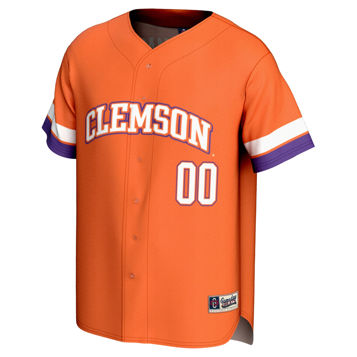 Clemson Tigers GameDay Greats Baseball Fashion Jersey - Orange