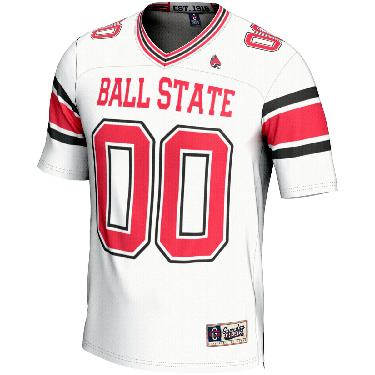Ball State Cardinals GameDay Greats NIL Pick-A-Player Football Jersey - White
