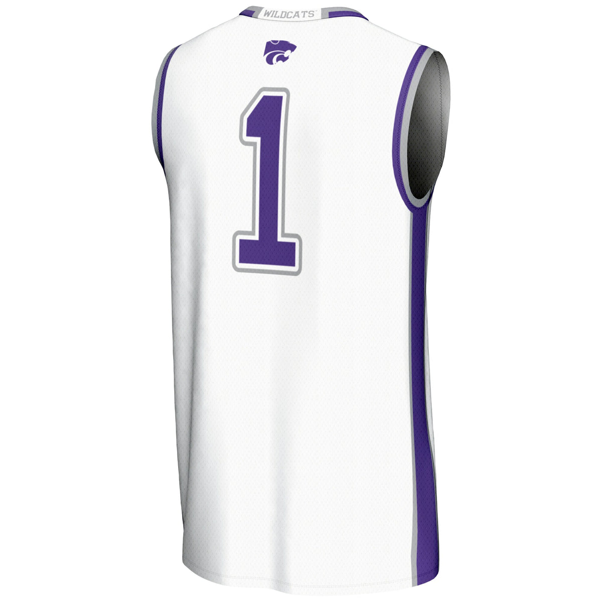 #1 Kansas State Wildcats GameDay Greats Lightweight Basketball Jersey - White