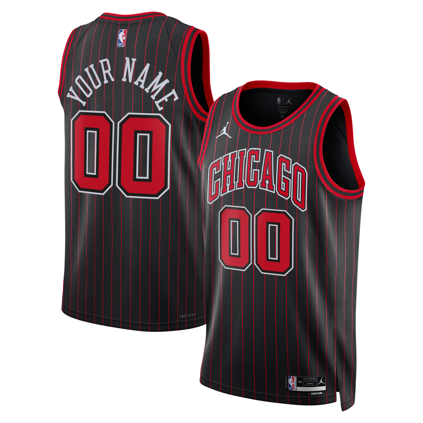 Chicago Bulls Jordan Statement Jersey - Custom