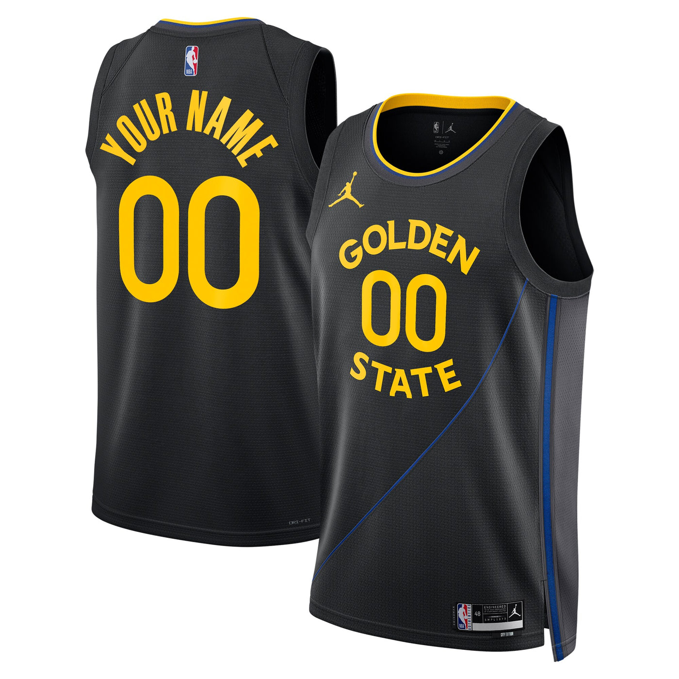 Golden State Warriors Jordan NBA Statement Edition Swingman Jersey - Custom -