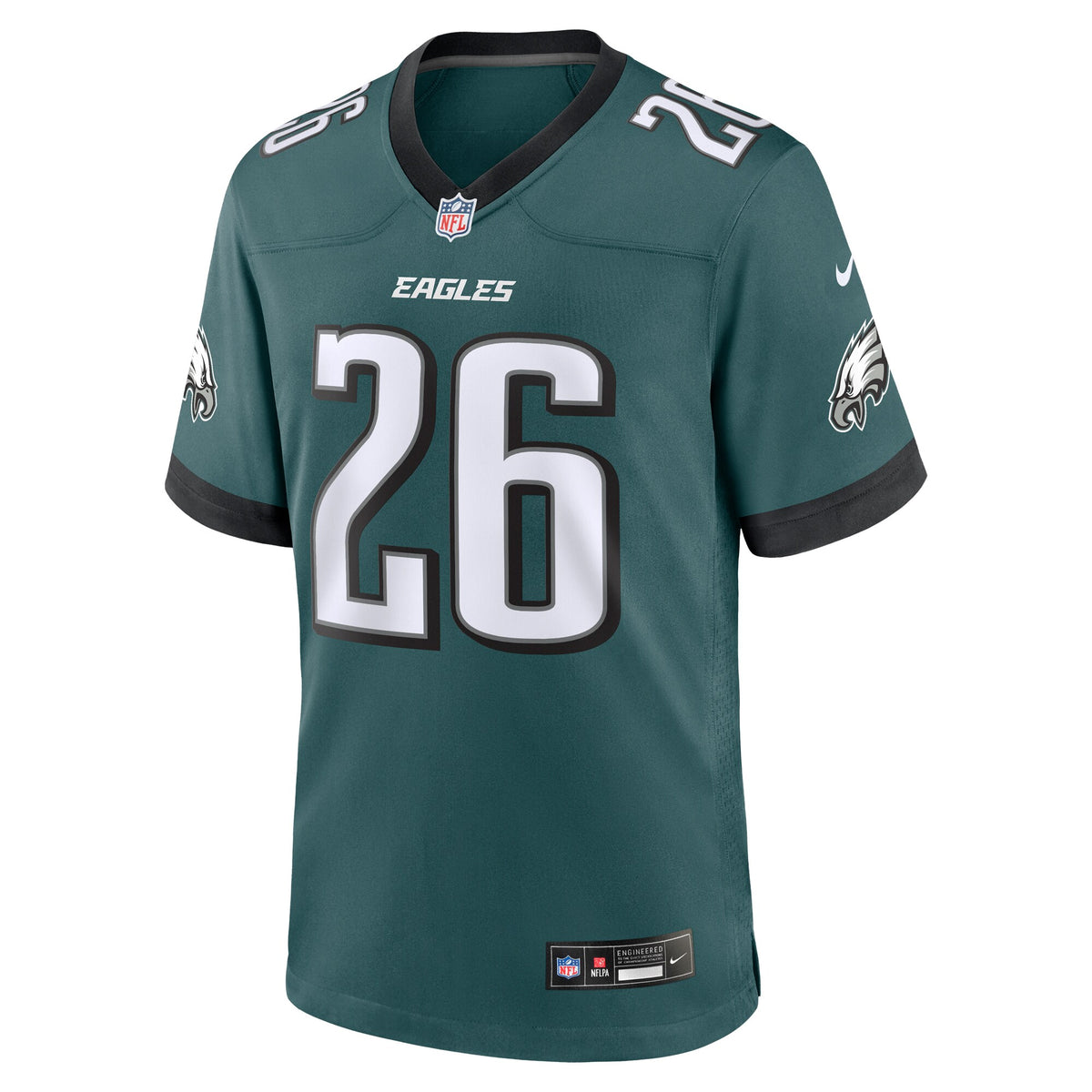 Philadelphia Eagles Saquon Barkley Midnight Green Game Player Jersey