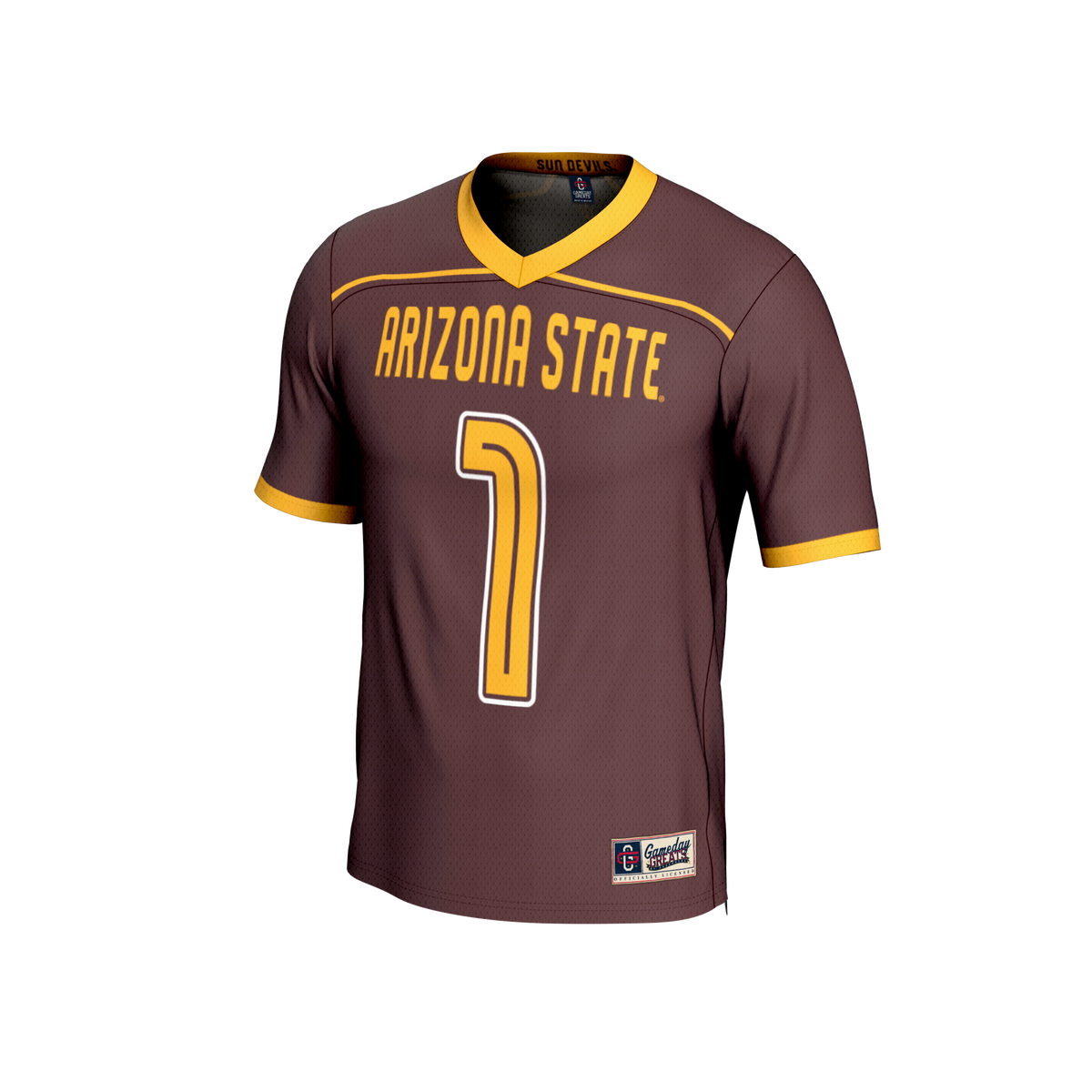 Arizona State Sun Devils GameDay Greats Lightweight Lacrosse Fashion Jersey - Maroon
