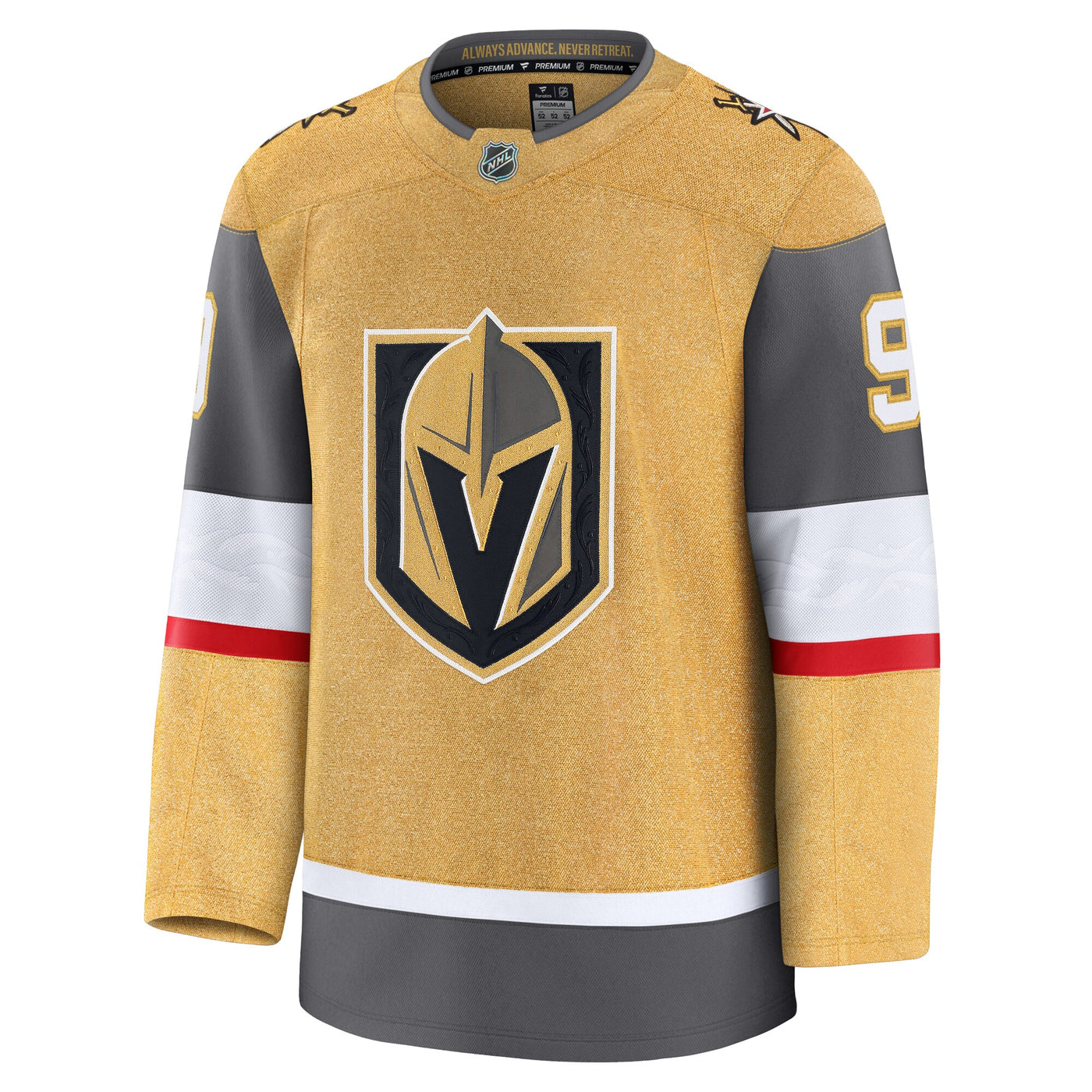 Vegas Golden Knights Jack Eichel Fanatics Gold Home Premium Jersey