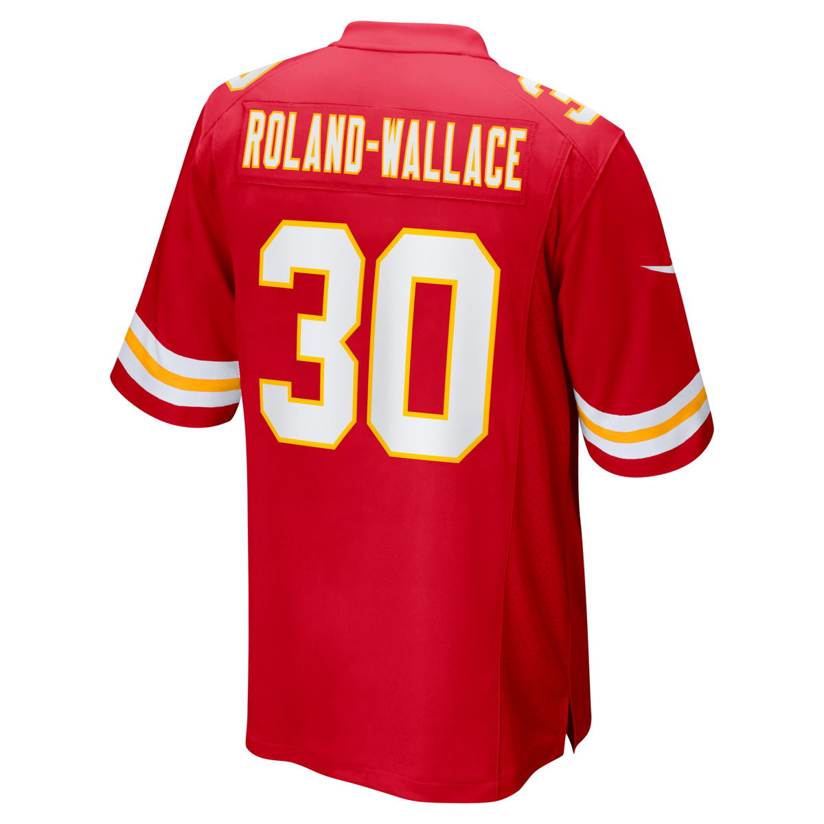 Kansas City Chiefs Chris Roland-Wallace Red Game Jersey