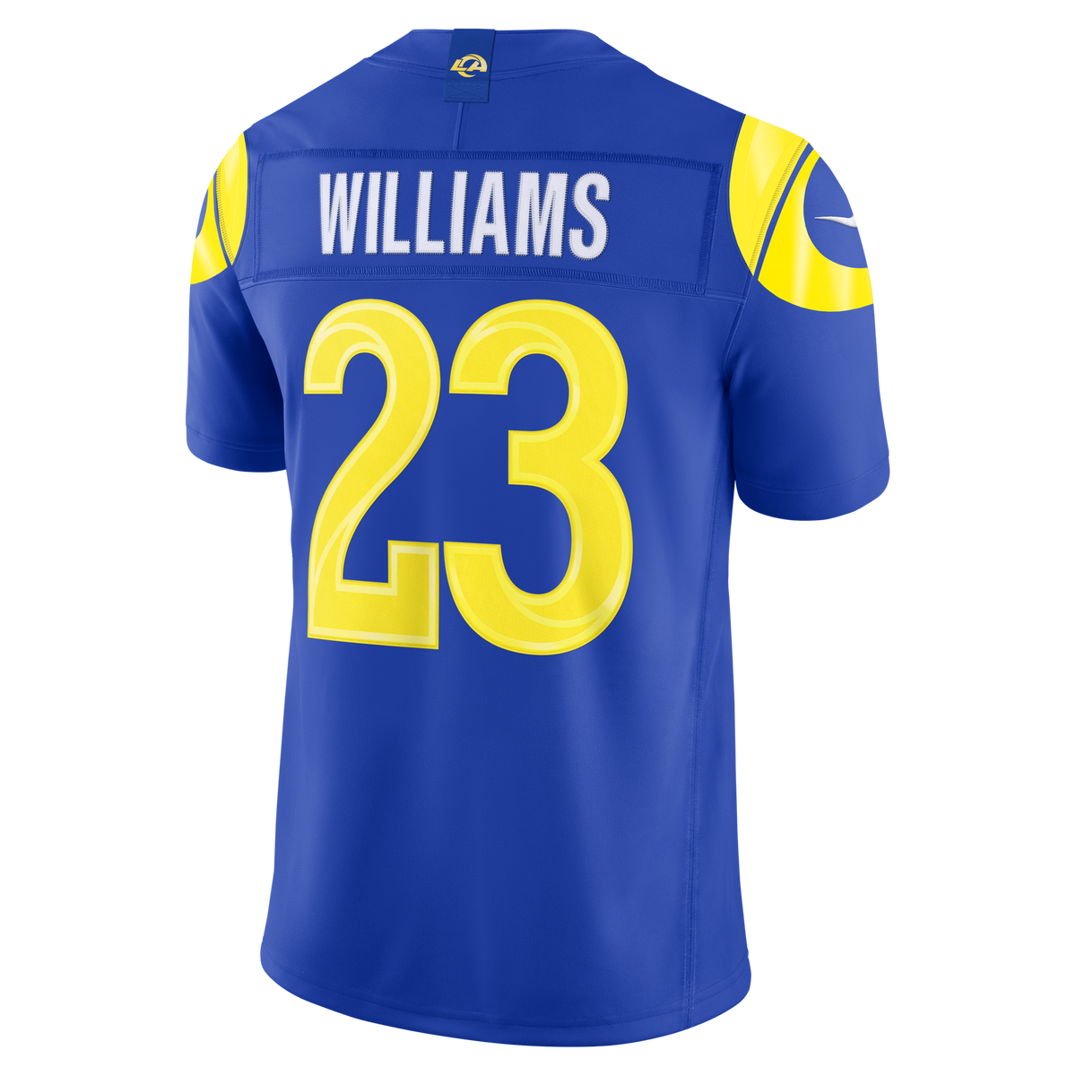 Los Angeles Rams Kyren Williams Royal Team Vapor F.U.S.E. Stitched Limited Jersey