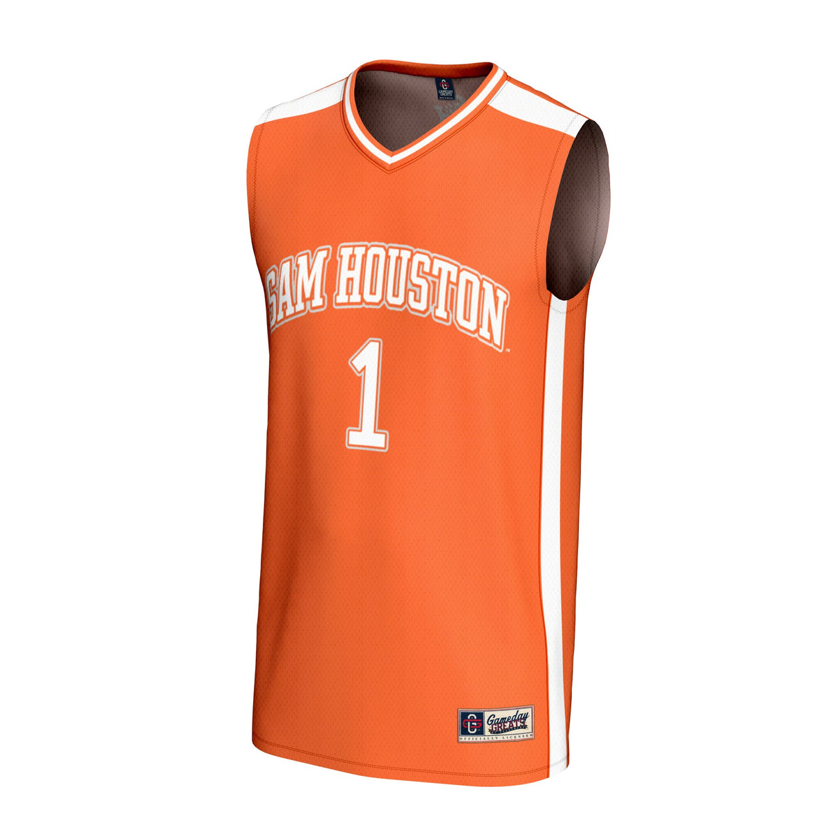 #1 Sam Houston State Bearkats GameDay Greats Lightweight Collegiate Basketball Fashion Jersey - Orange