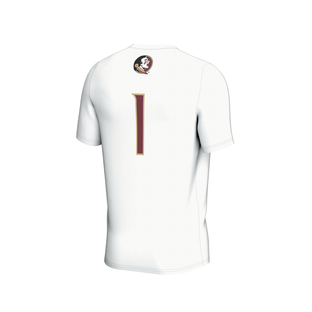 #1 Florida State Seminoles GameDay Greats Lightweight Collegiate Soccer Fashion Jersey - White