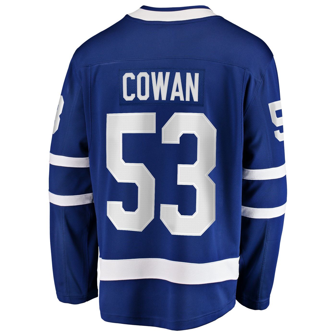 Toronto Maple Leafs Easton Cowan Fanatics Blue Home Breakaway Jersey