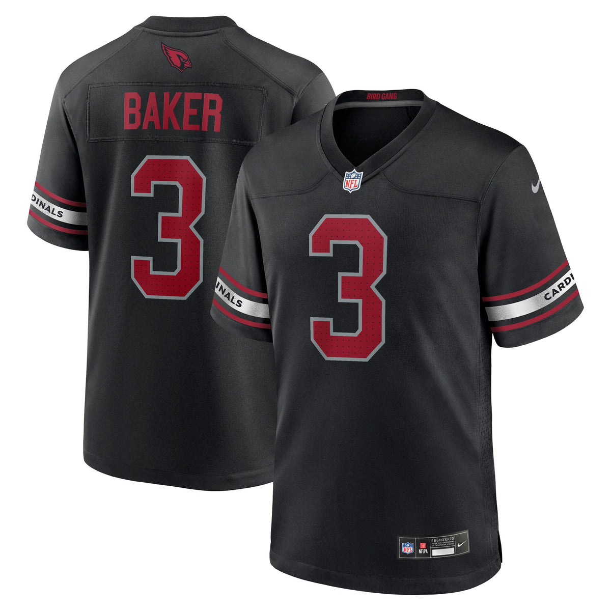 Arizona Cardinals Budda Baker Black Game Jersey