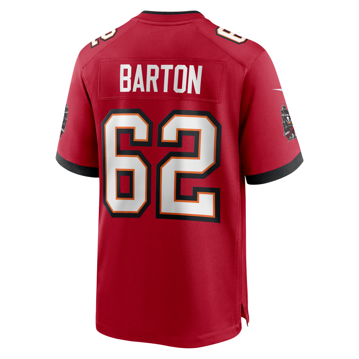 Graham Barton Pick No. 26 Red Player Game Jersey