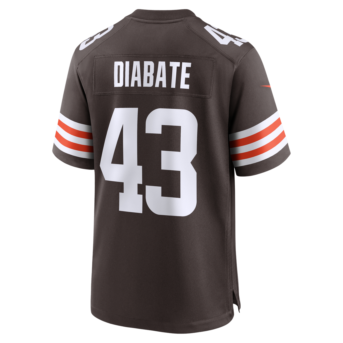 Cleveland Browns Mohamoud Diabate Brown Team Game Jersey