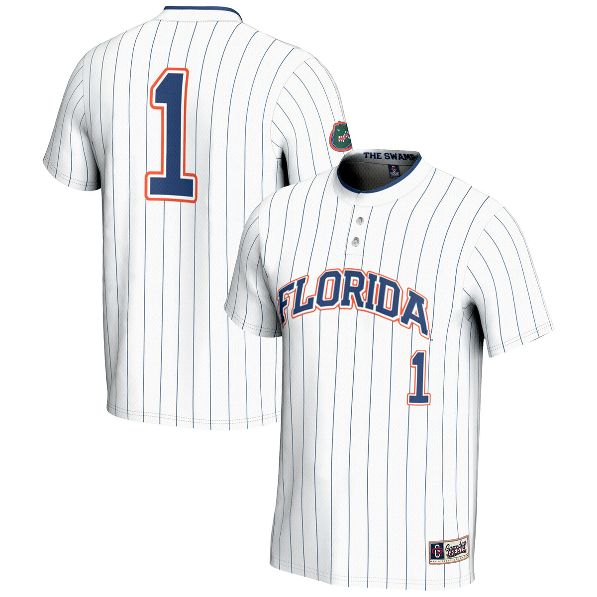 #1 Florida Gators GameDay Greats Lightweight Softball Jersey - White