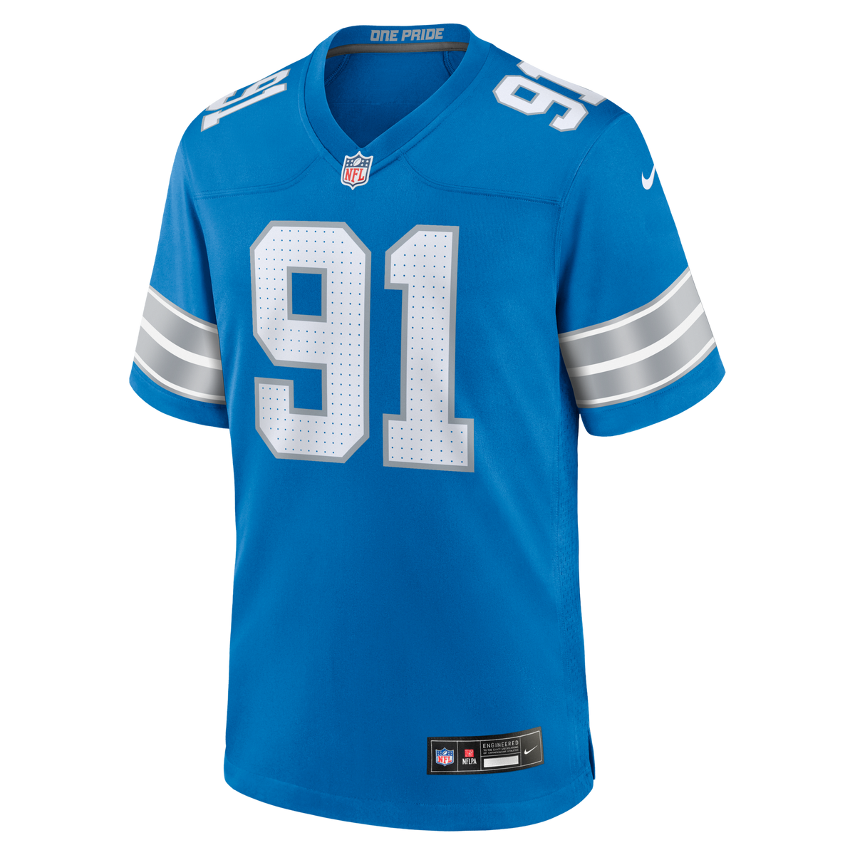 Detroit Lions Tyleik Williams Blue Team Game Jersey
