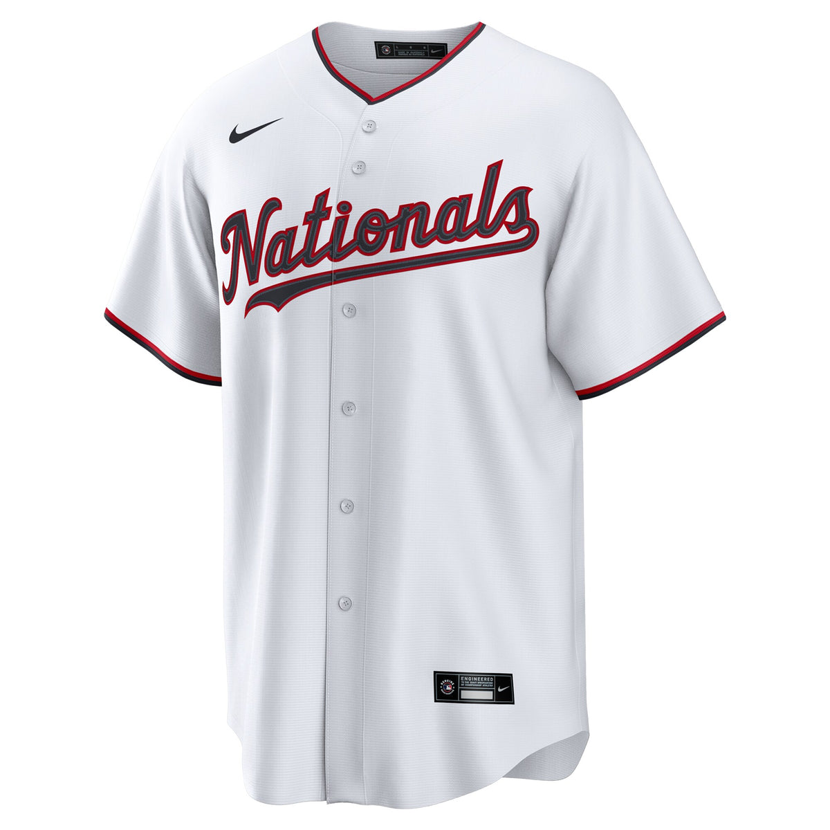 Washington Nationals White Home Custom Replica Jersey