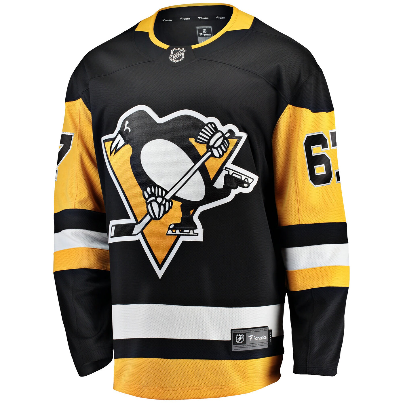 Pittsburgh Penguins Rickard Rakell Fanatics Black Home Breakaway Player Jersey
