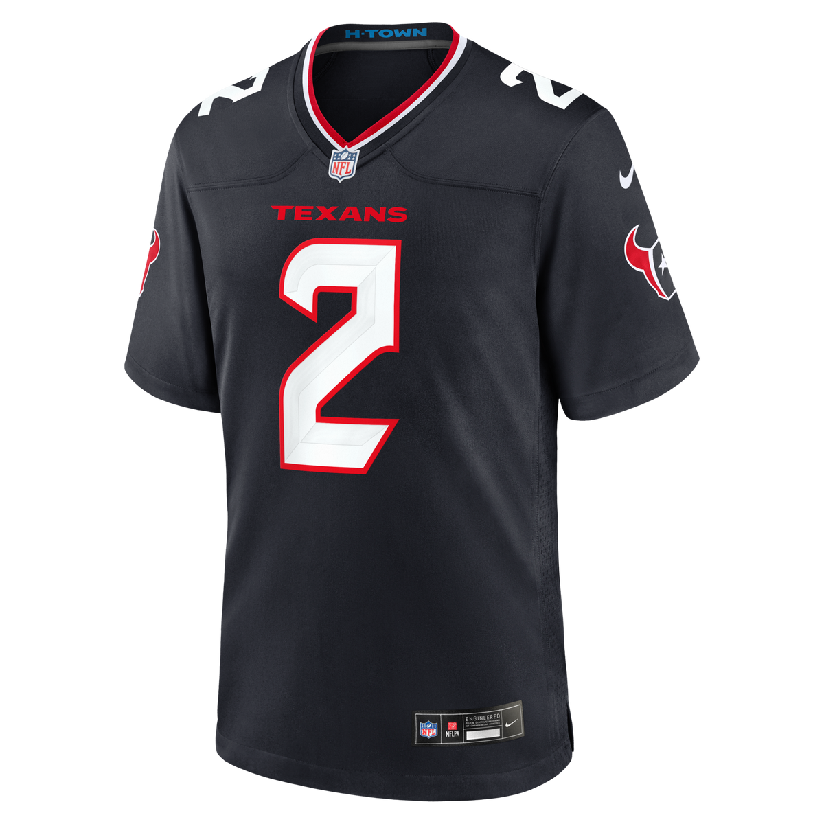 Houston Texans Calen Bullock Navy Team Game Jersey